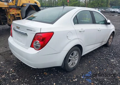 2012 Chevrolet Sonic 2Lt z USA, uszkodzony, nr VIN 1G1JC5SHXC4176006